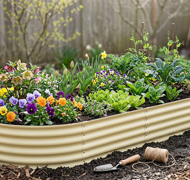 Spring Flower Bed Planning Guide: Cool-Season Flowers and Vegetables