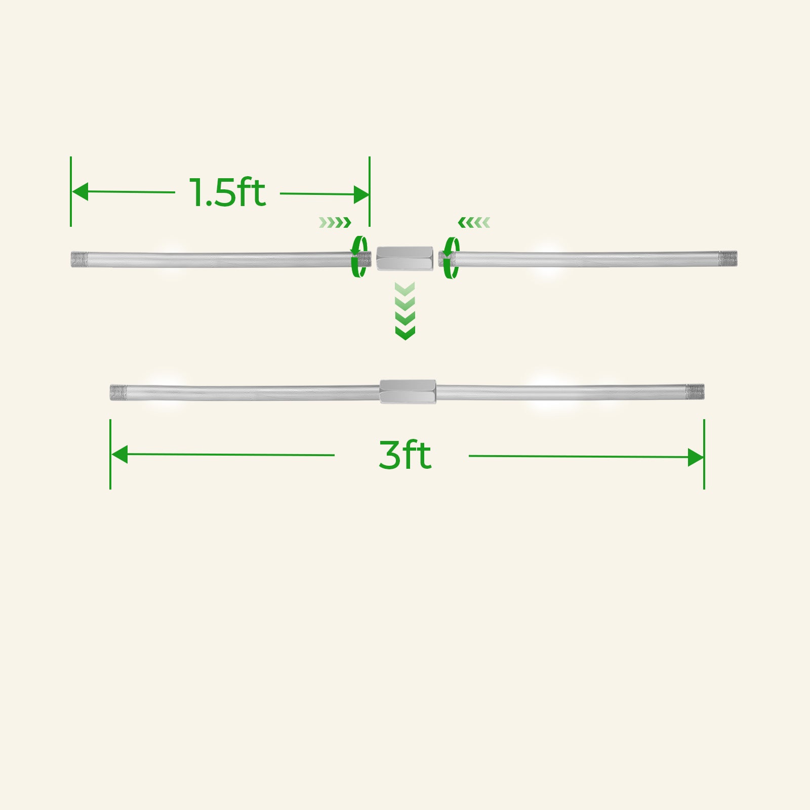 Bracing Rods/Bracing Bars/ Support Rods for Galvanized Metal Raised Beds