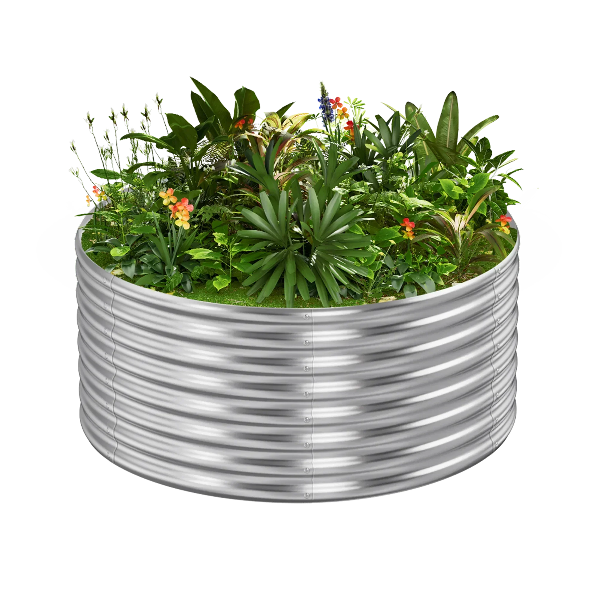 circle garden beds