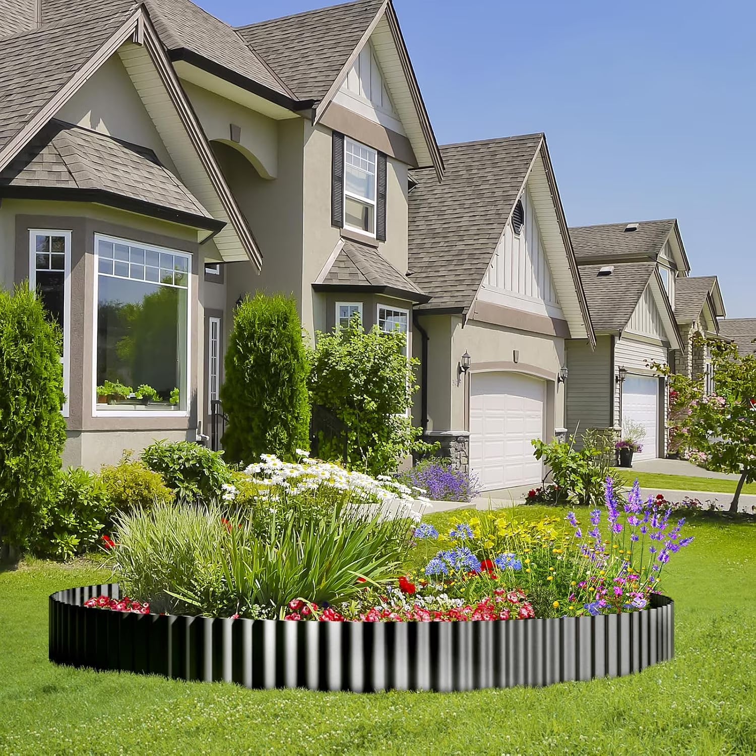 Corrugated Garden Edging Border, 10