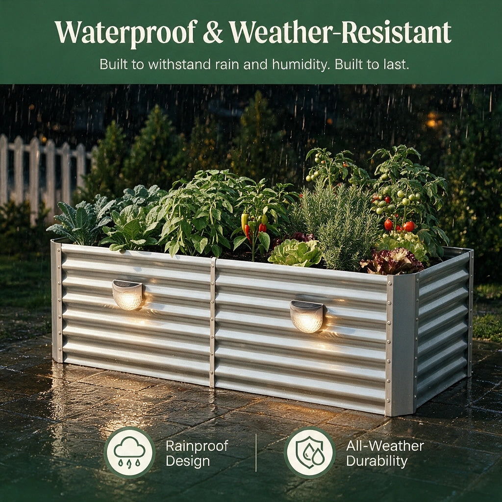 Solar Garden Light – Magnetic Mount, Waterproof, 5-8Hr Runtime