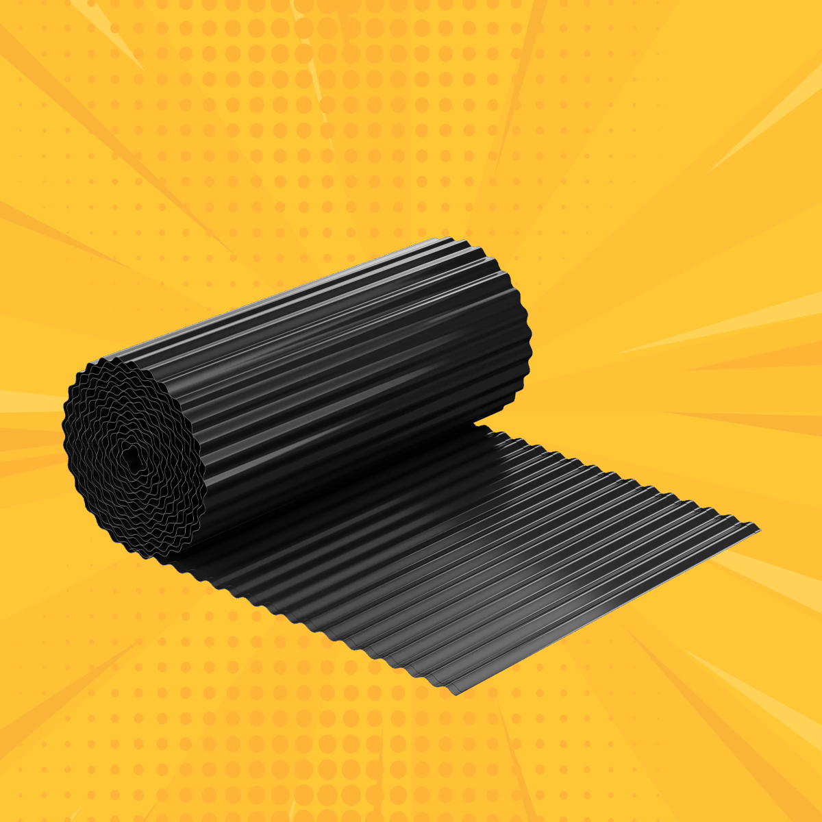 Metal Corrugated Garden Edging