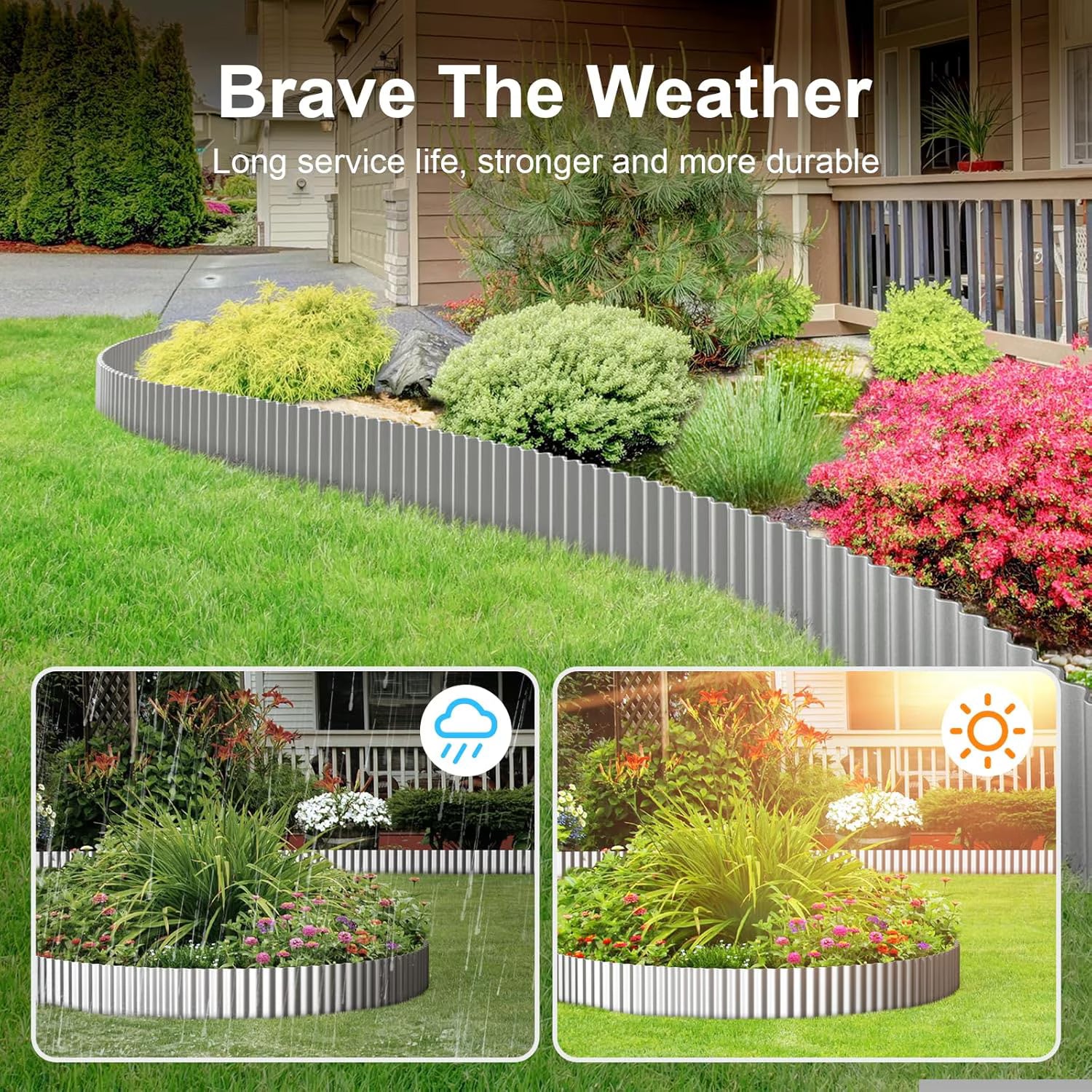Corrugated Garden Edging Border,10