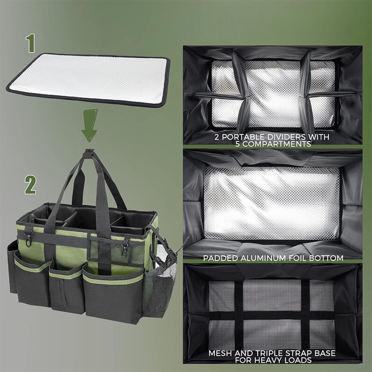 garden storage bag（Green）