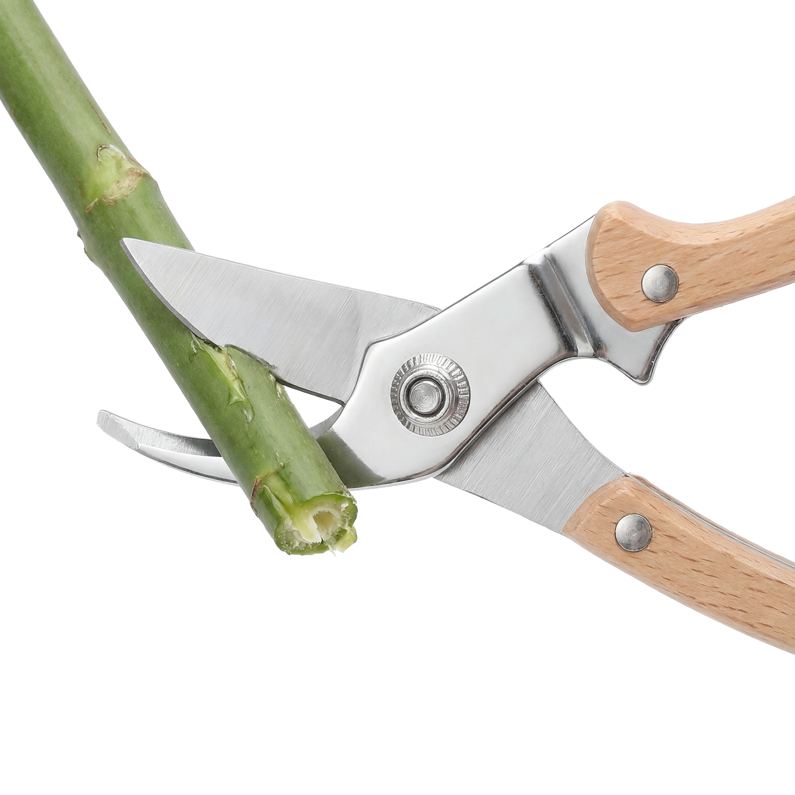 Wood Handle Pruning Shears (7.8