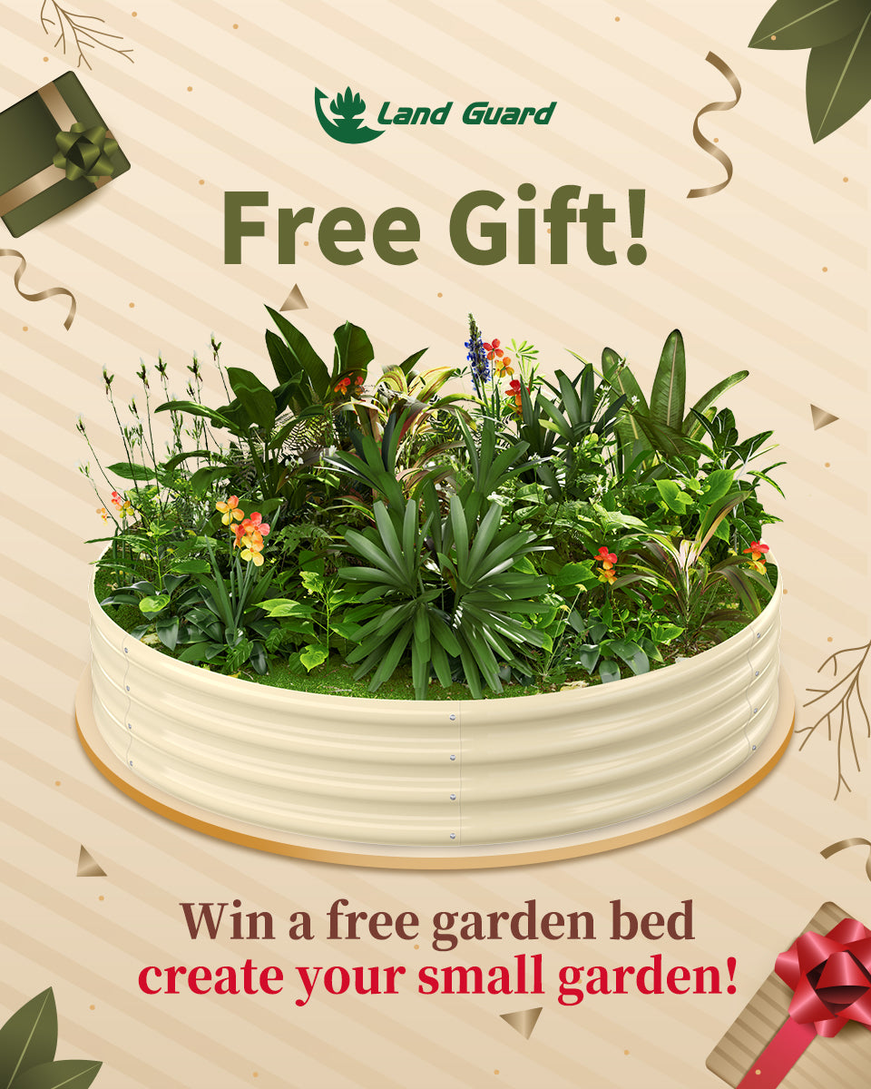 Free Gift for FB! Round 4x4x1ft Galvanized Raised Garden Bed