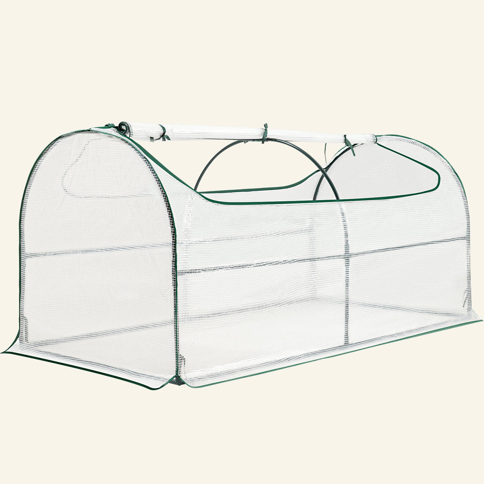 12" Tall Greenhouse for Oval Galvanized Raised Garden Bed