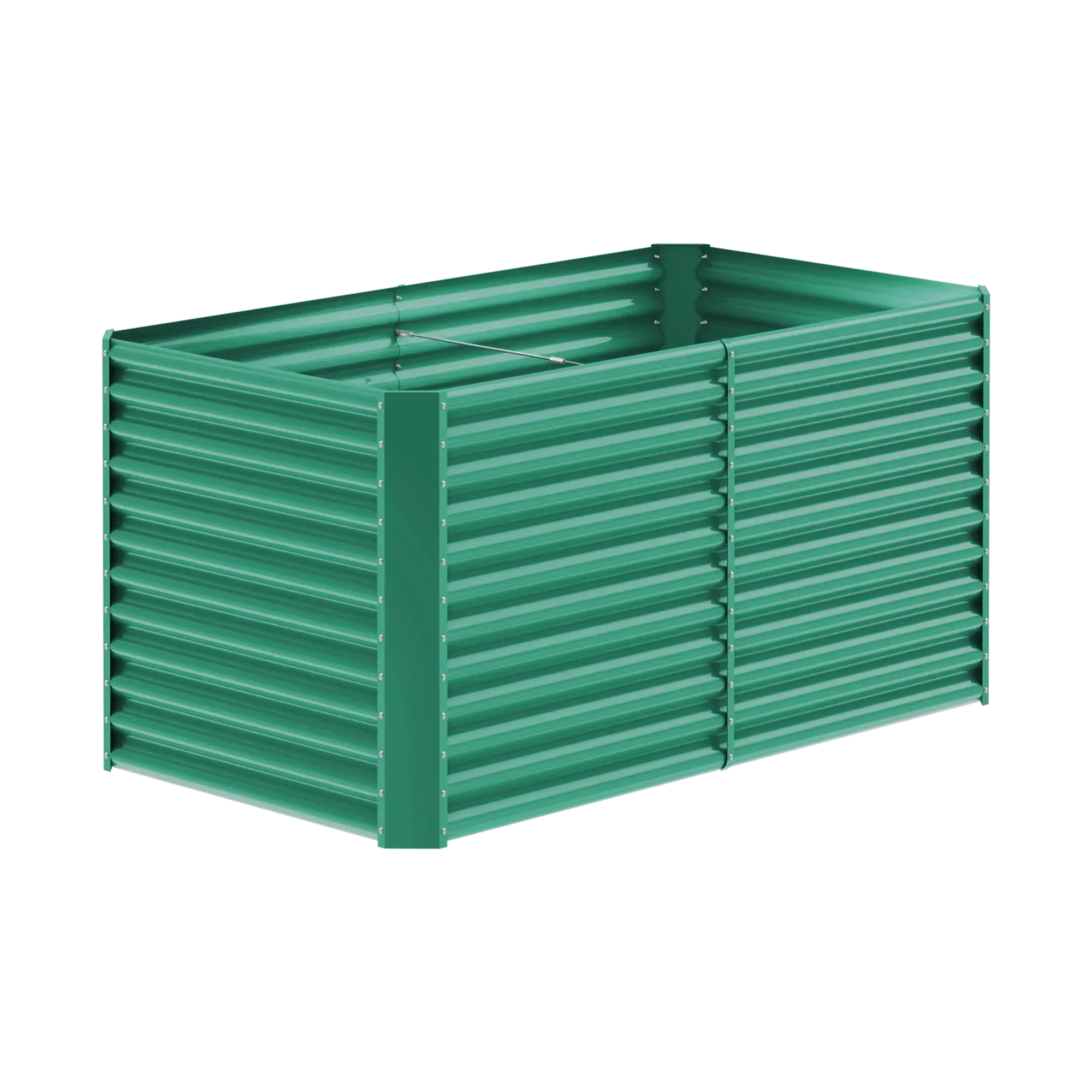 plastic galvanized planter 4-Pack 36in Galvanized Raised Garden Beds