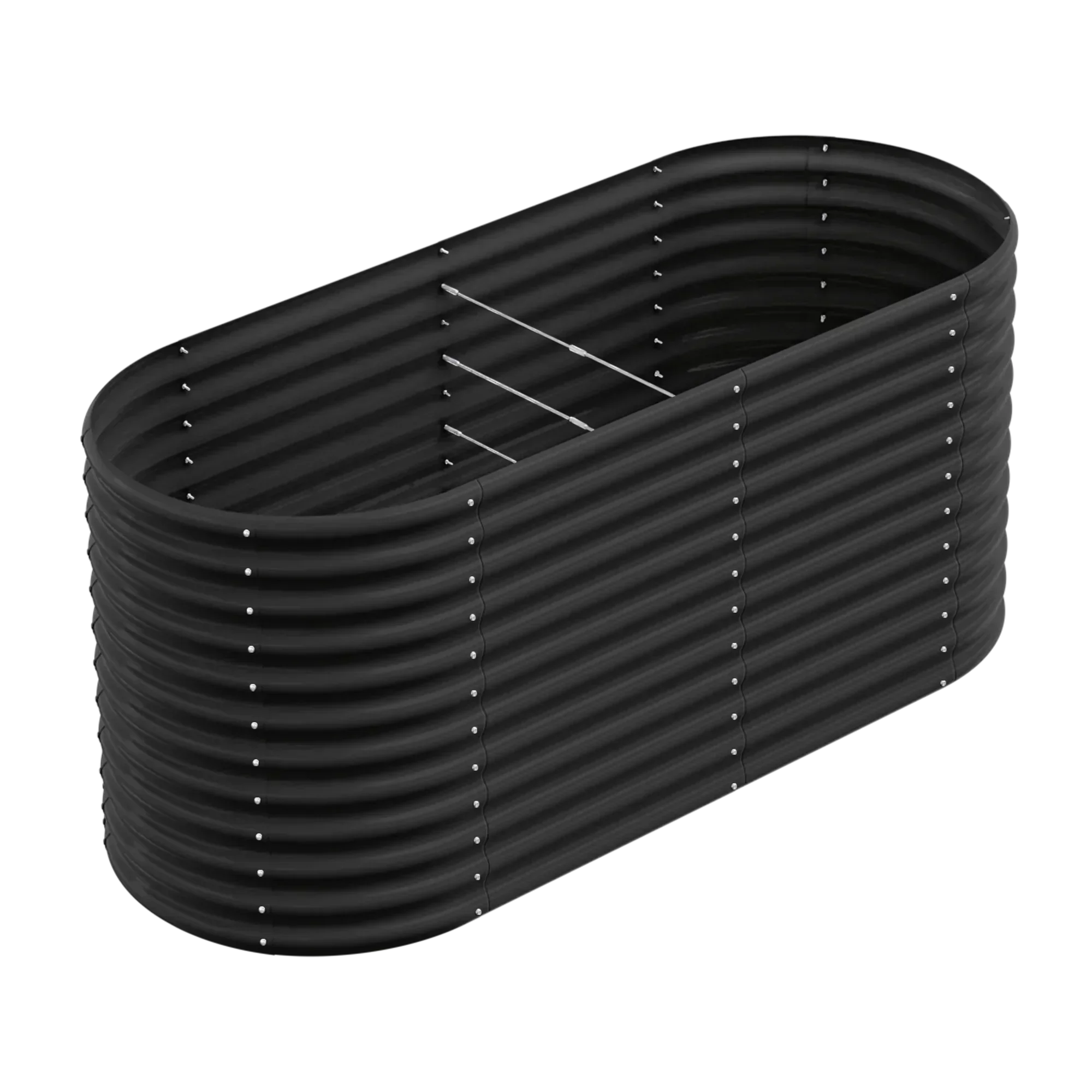 oval garden beds
