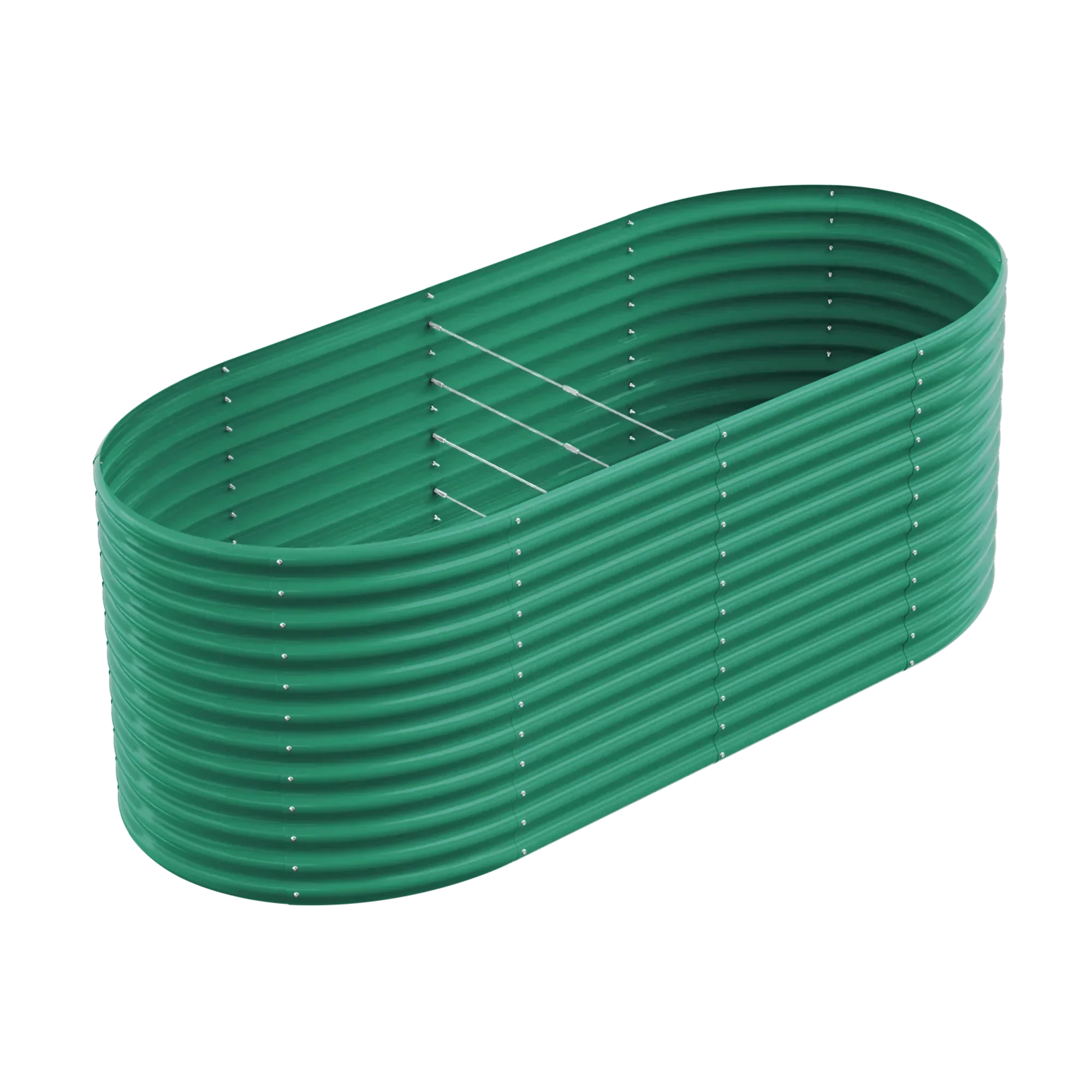 oval garden beds